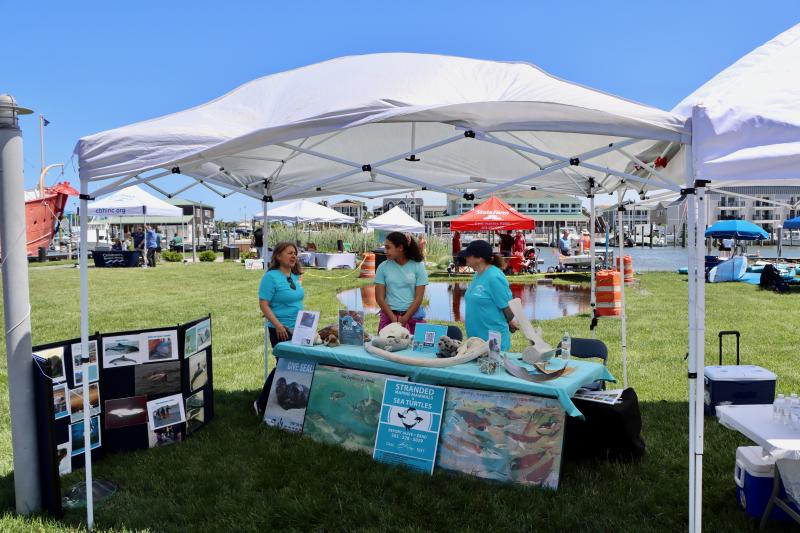 The Marine Education, Research and Rehabilitation Institute was among the many vendors taking part in Maritime Day. MERR rescues stranded marine mammals and sea turtles.